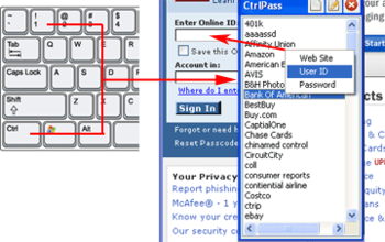 CtrlPass screenshot