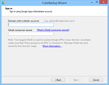 CubeBackup screenshot