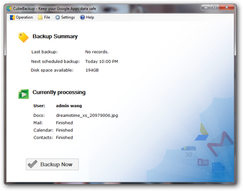 CubeBackup screenshot 2