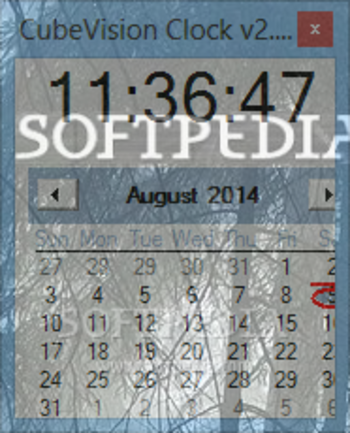 CubeVision Clock screenshot