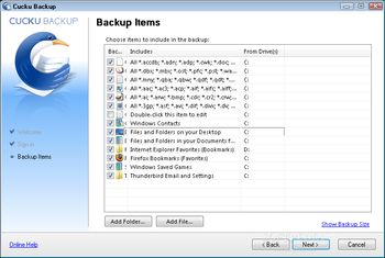 Cucku Backup screenshot 3