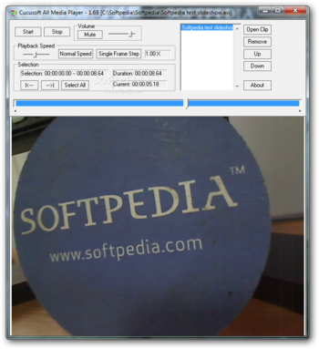 Cucusoft All Media Player screenshot