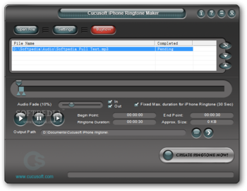 Cucusoft iPhone Ringtone Maker screenshot