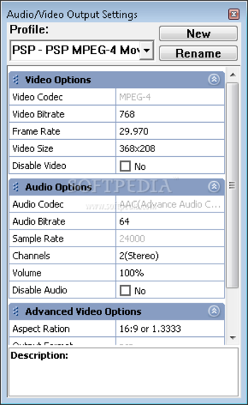 Cucusoft PSP Movie Converter screenshot 2