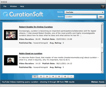 CurationSoft screenshot