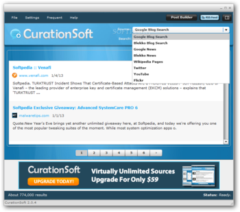CurationSoft screenshot 3