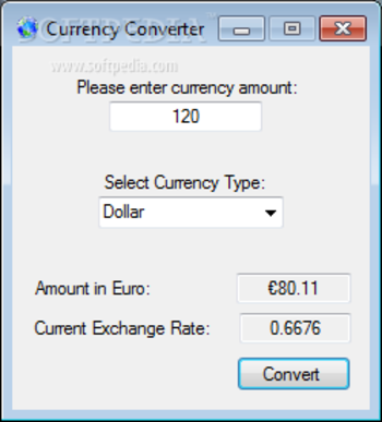 Currency Conversion screenshot