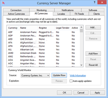 Currency Server screenshot 2