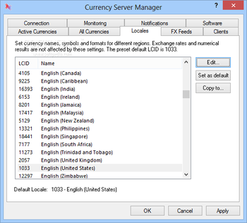 Currency Server screenshot 3
