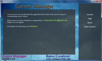 Cursor Manager screenshot