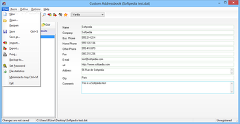 Custom Addressbook screenshot 2