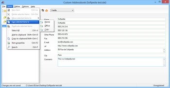 Custom Addressbook screenshot 3