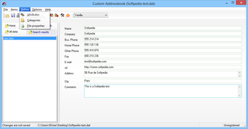 Custom Addressbook screenshot 4