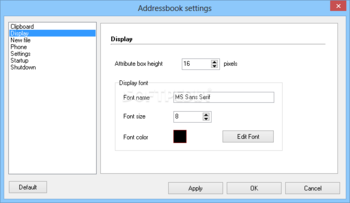 Custom Addressbook screenshot 7