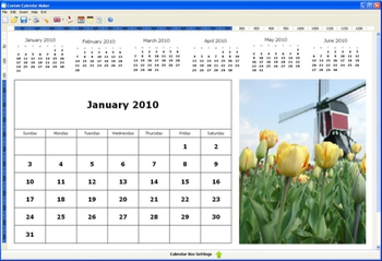 Custom Calendar Maker screenshot