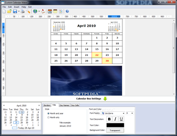 Custom Calendar Maker screenshot 3