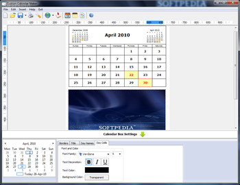 Custom Calendar Maker screenshot 5