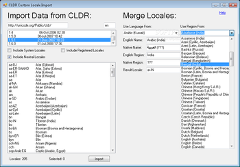 Custom CLDR screenshot