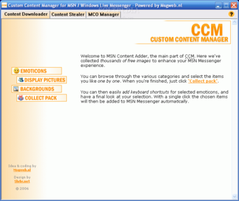 Custom Content Manager screenshot