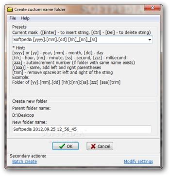 Custom Folder screenshot