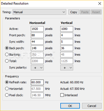 Custom Resolution Utility screenshot 2