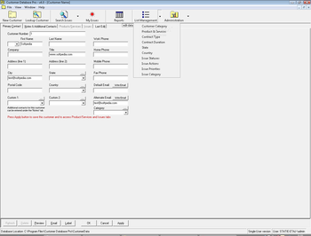 Customer Database Pro screenshot 4