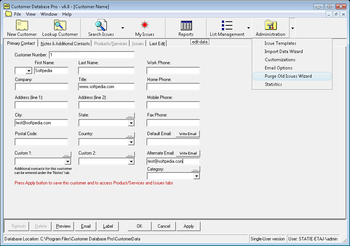 Customer Database Pro screenshot 5