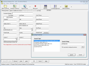 Customer Database Pro Multi-user screenshot 3