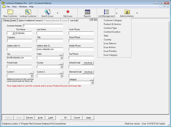 Customer Database Pro Multi-user screenshot 5