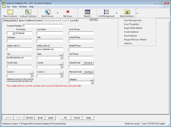 Customer Database Pro Multi-user screenshot 6