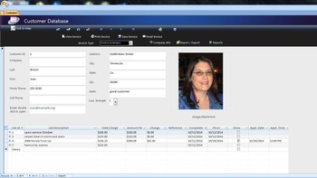 Customer Database screenshot 4