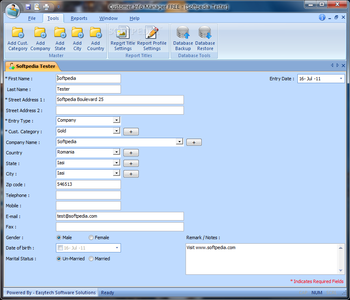 Customer Info Manager Free screenshot 4