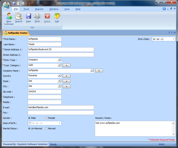 Customer Info Manager Pro screenshot