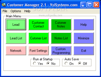 Customer Manager Buddy screenshot