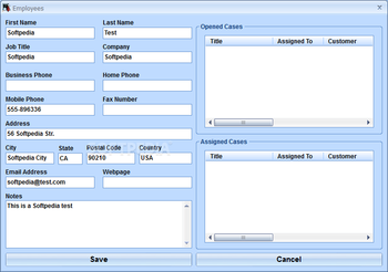 Customer Service Database Software screenshot 2