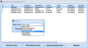 Customer Service Database Software screenshot 5