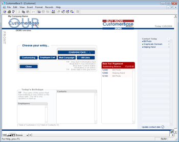 CustomerBase screenshot