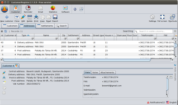 CustomerRegister screenshot