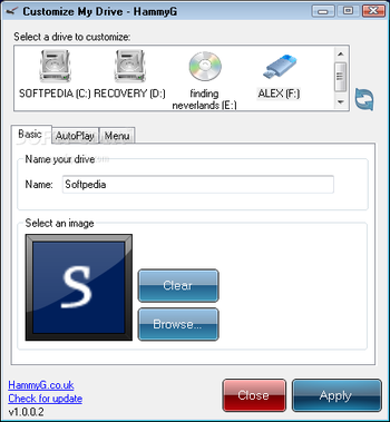 Customize My Drive screenshot
