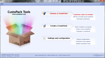 CustoPack Tools screenshot