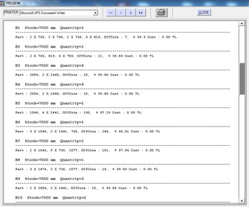 Cut-XY 2D and 1D Cutting Optimization screenshot 2