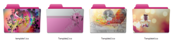 Cute and Pink Icons screenshot