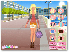 Cute Blonde Girl Dress Up screenshot