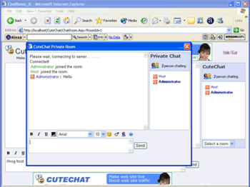 Cute Chat screenshot