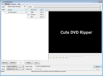 Cute DVD Ripper screenshot 2