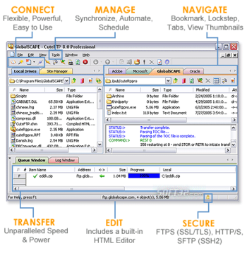 Cute FTP Professional screenshot 2