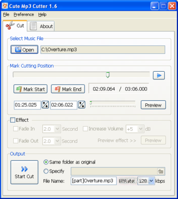 Cute Mp3 Cutter screenshot 3