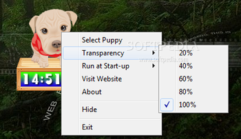 Cute Puppy Clock screenshot 2