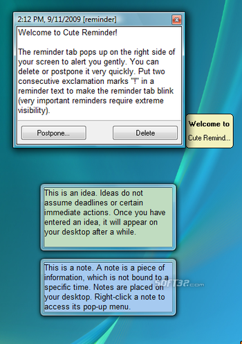 Cute Reminder Standard Edition screenshot 2