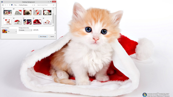 Cute Santa Claus Windows 7 Theme screenshot